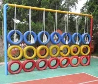 Indendørs hjulmateriale klatrevæg